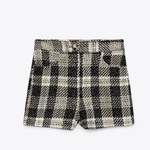 Zara Tweed Dress Shorts